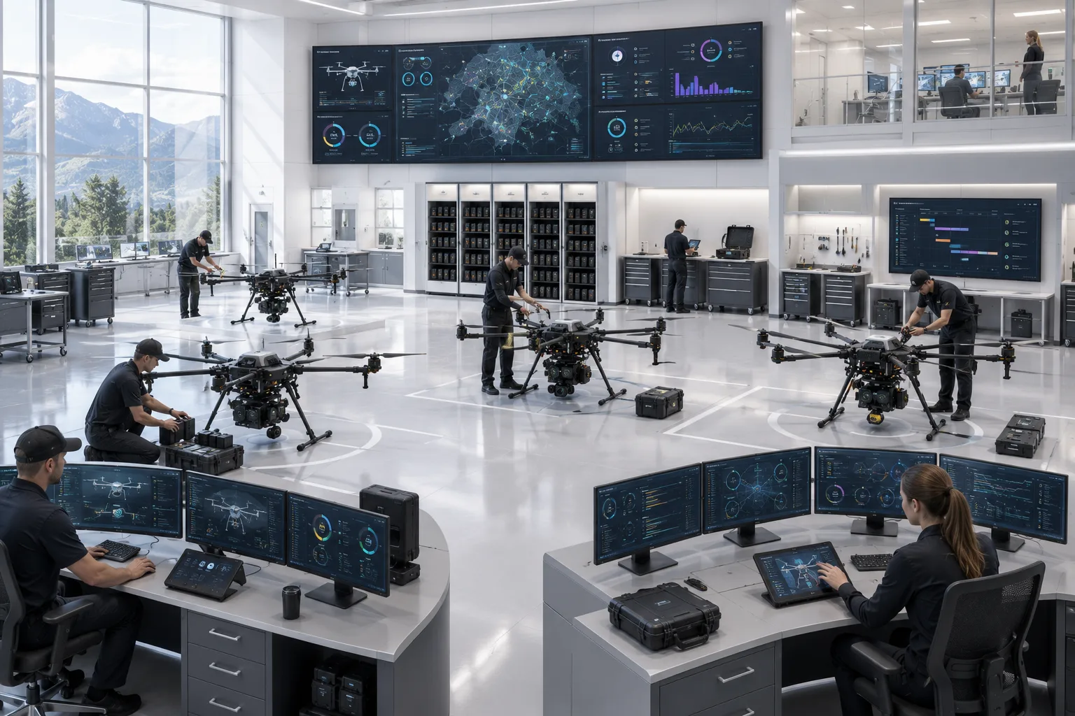 Fleet readiness and maintenance center concept for ARS operational support workflows.