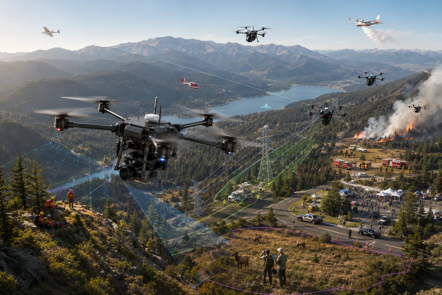 ARS fleet operations concept for readiness and multi-aircraft coordination.